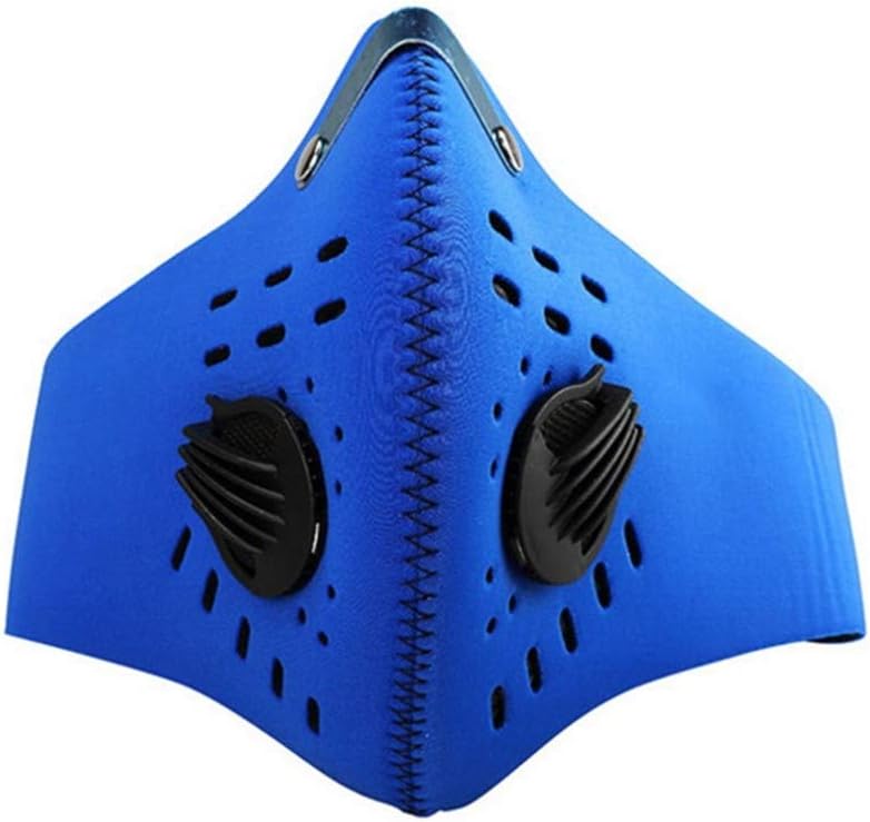 N95 Mask with Filters, Breathing Dust Mouth Face Mask for Air Pollution, Replaceable Activated Carbon PM2.5 Respirator Sports Mask