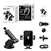 Wireless Car Charger, 10W Qi Fast Charging Car Mount Charger Auto-Clamping Windshield Dashboard Air Vent Phone Holder & QC 3.0 Adapter Compatible iPhone 11Pro/Max/XR/11/X/8, Samsung Note 10/S10/S9/S8