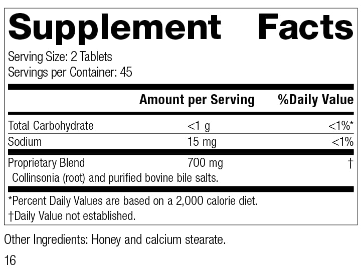 Standard Process Cholacol Fat Digestion Enzymes and Gallbladder