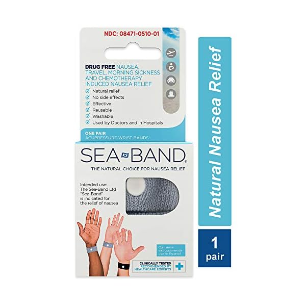 Sea Band Anti Nausea Acupressure Wristband For Motion Or Morning Sickness Adult 1 Pair Color May Vary Love My Caribbean