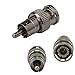 Hosyl BNC Male to RCA Male Plug Adapters 10 Pack
