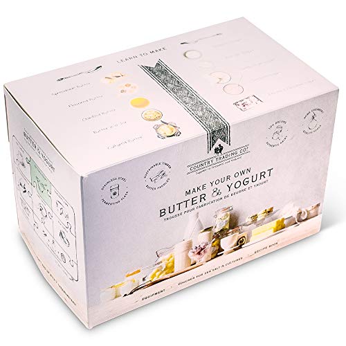 Complete Yogurt and Butter Making Kit: Probiotic Yogurt Starter - Best Yogurt Maker - Wooden Butter Paddles - 82 pg. DIY Recipe Book for Butter and Yogurt Your Way - Thumbnail 7