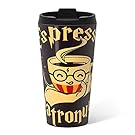 Society6 Espresso Patronum Metal Travel Mug 15 oz