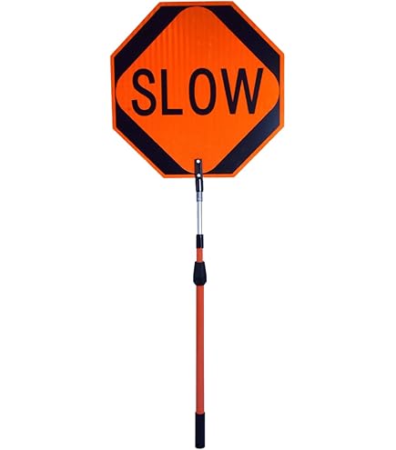 Cortina 03-822P ABS Plastic Pole Mounted Paddle Sign, Legend 