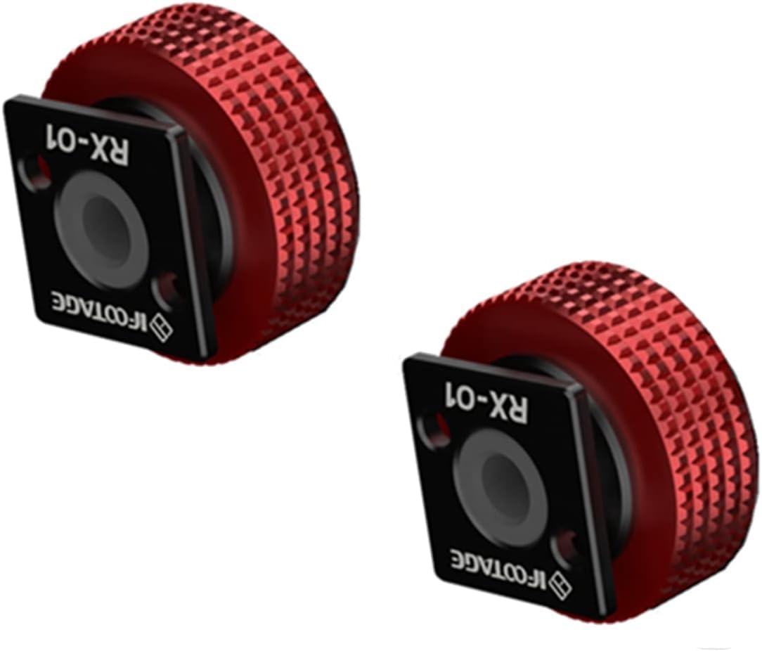 IFOOTAGE Cold Shoe Mount Adapter Magic Arms MA3-4 / MA5-6 / LT2-3.5 / LT4-5.5 (2 Pack)