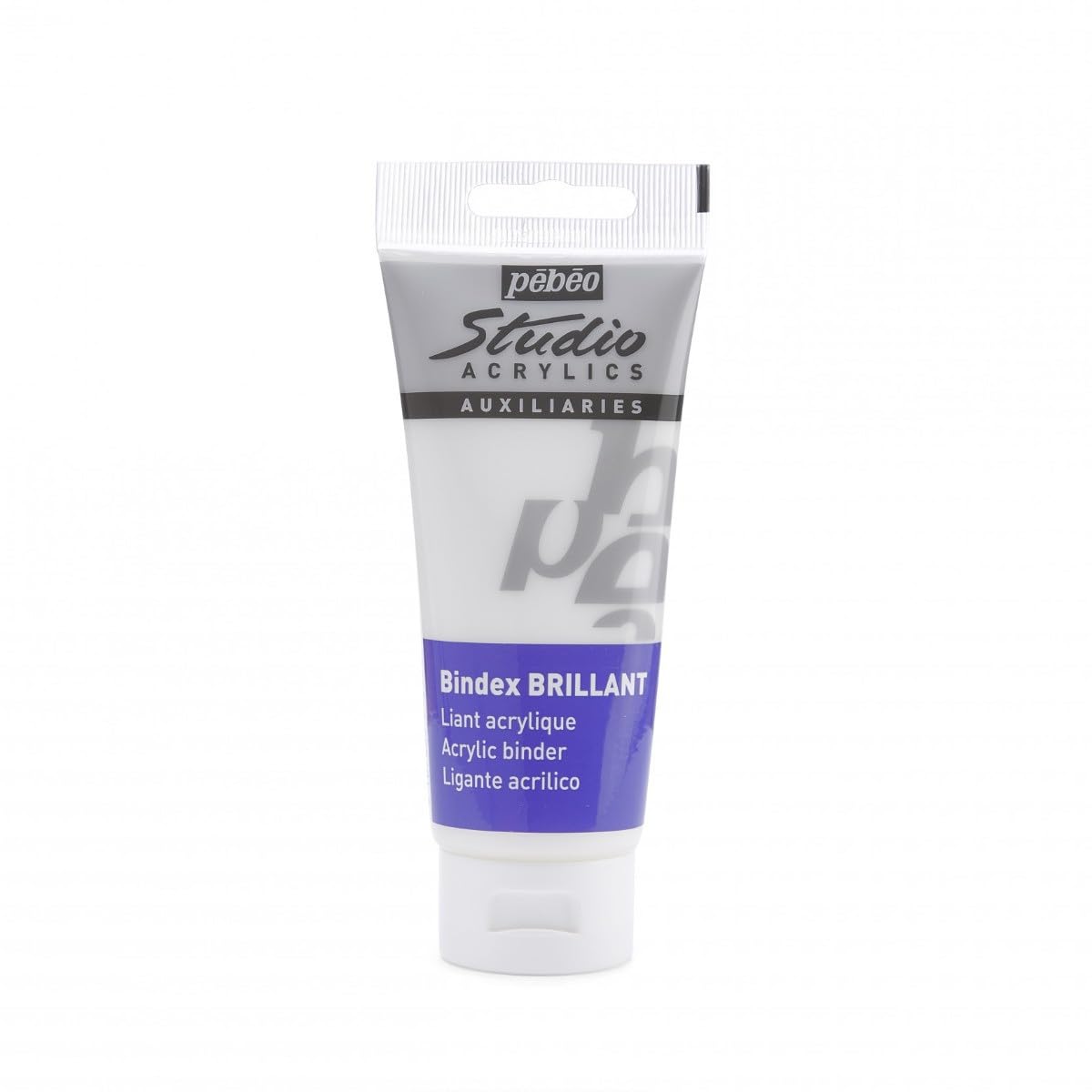 Pebeo 100 ml Studio Acrylics Auxiliaries Bindex with Medium Gloss Tube, Transparent 524240