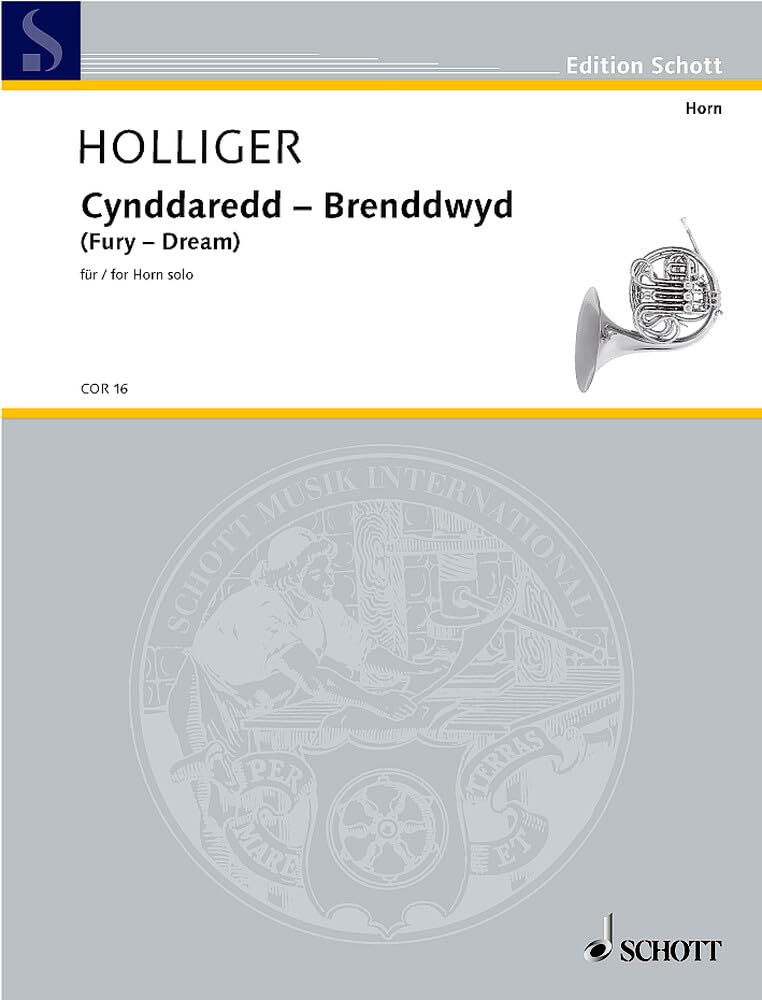 Cynddaredd – Brenddwyd: (Fury – Dream). horn in F.