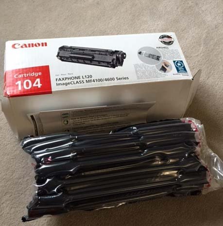 104 Toner, 2000 Page-Yield, Black by Canon