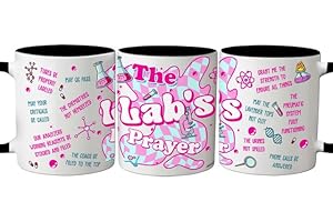 MEDROC Lab Tech Gifts Funny - Ceramic Mug 11oz, Lab Week Gifts for Laboratory Workers, Medical Laboratory Science Gifts For Women Men, Lab Technician Coffee Cups For Birthday Christmas