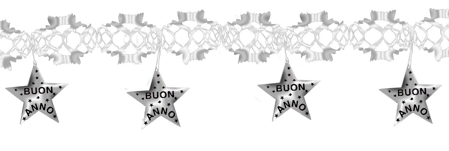 Widmann vd-wdm7908e Good Year Holographic Banner, Silver, 3 m