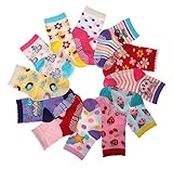 SDBING Baby's Color 6 Pair Thick Warm Cotton Socks (Anti-slip 1 to 3 Years Old)