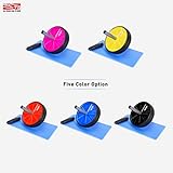 Arltb Ab Wheel Roller (5 Colors) with Free Knee Mat and Anti-Slip Handles and Storage Box Perfect Abdominal Core Carver Fitness Workout for Abs Exercise and Strengthen Your Abs and Core