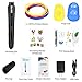 3D Printing Pen for Kids,Uvital 3D Drawing Doodle Printer Pen 【2019 Upgrade Version】Non-Clogging Bonus PLA Filaments Stencil eBook Best Gift for Children Adults Arts Crafts DIY Doodling(Black)