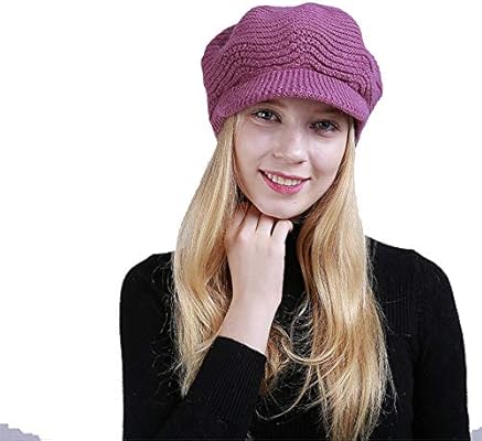 ladies red winter hats