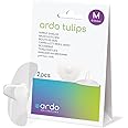 Ardo Tulips Contact Nipple Shields for Breastfeeding, Made in Switzerland, 2 Count with Carrying Case, BPA Free, (Size M, 20mm)
