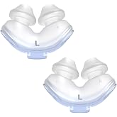 2 Pack Replacement Nasal Pillow Cushion Compatible with AirFit P10 Large | Compatible with AirFit P10 Frame, Reliable Seal &amp; Secure Fit, Dual Wall Design, Soft Replacement CPAP Mask Cushion