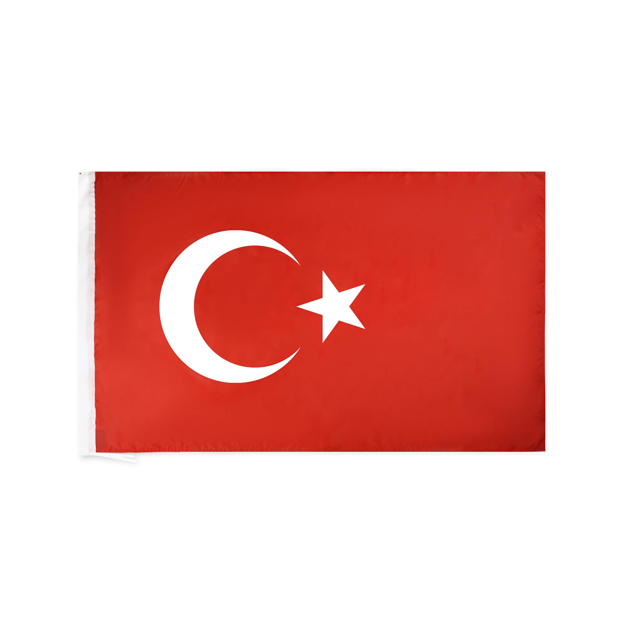 AZ FLAG - Turkey Flag - 3x5 Ft - Light Polyester Turkish Banner with Sleeve - Fade Resistant - Vivid Colors - 3' x 5' Feet - 150x90 Cm