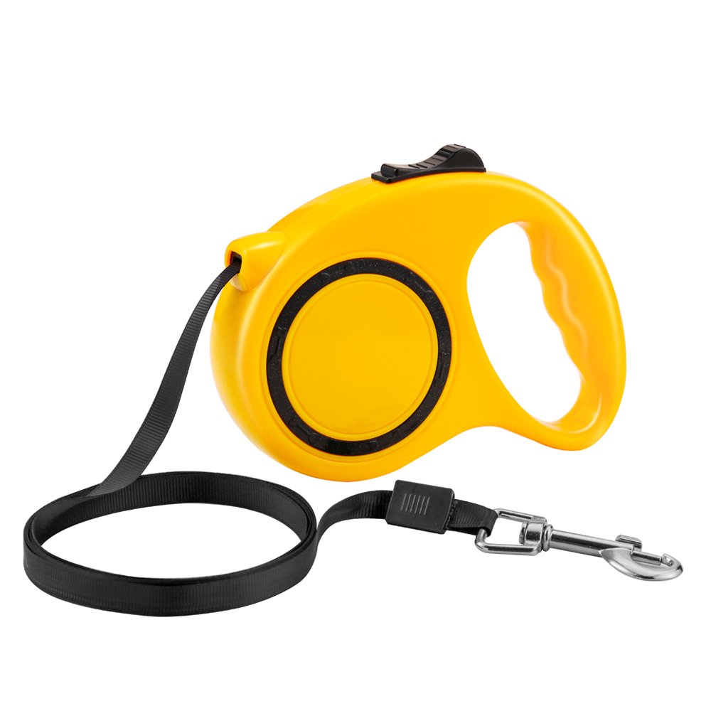 Namay Retractable Nylon Dog Leash with One Button to Lock on and off, Ideal for Medium and Large Dogs