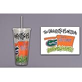 Magnolia Lane Florida Gators Tumbler With Straw, 22 Ounces, Kitchen, Kitchen Accessories