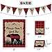 Lumberjack Dessert Table Favors Food Labels Cards Buffalo Plaid Garland Kids Birthday Baby Shower Bears Bar Sign Party Ideas Supplies