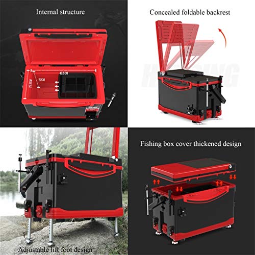 BYDBNR Angelkasten, Meeresangeln Box Inkubator Kühlschrank Kühlbox Multifunktionaler PP-Angeleimer Aufbewahrungsbox for… – Bild 3