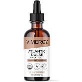Atlantic Dulse Liquid, Seaweed Antioxidant, No Fishy Taste, 2 Mo Supply | USDA Organic Superfood, fast-absorbing 6:1 extract, 4 clean ingredients, formulated without sugars; supports cellular health*