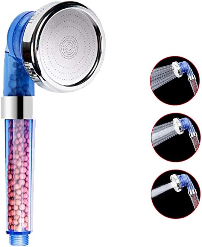 OrchidBest 3 Spray Settings Ionic Filter Shower Head 200% High Pressure 30% Water Saving Body Sprayer Energy Ball Showerhead, SPA Shower Experience