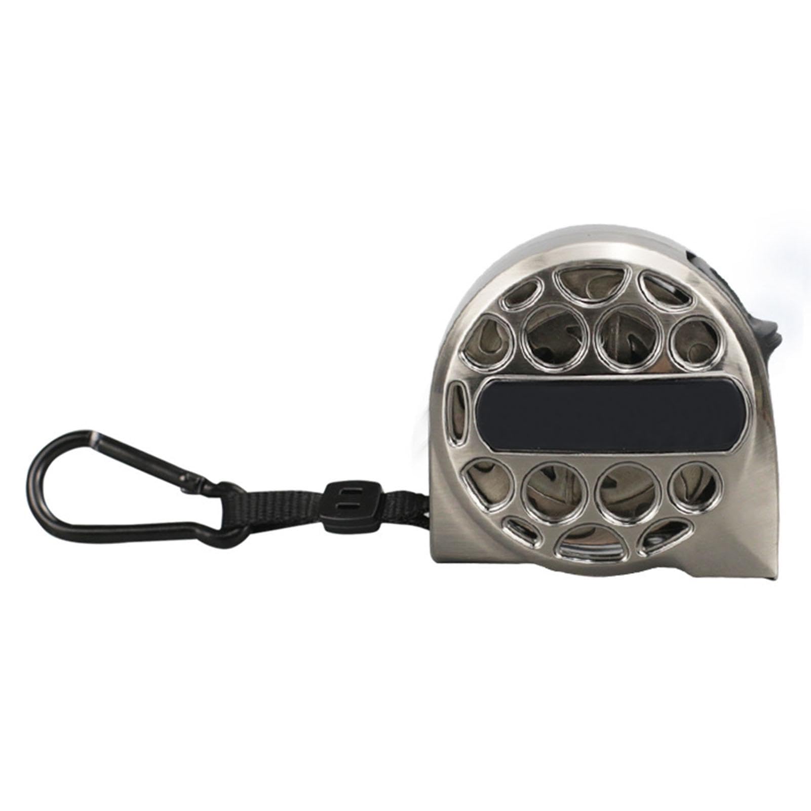 Divono 7.5m Nickel Plated Stainless Steel Tape Measure, Retractable Tape Measure, Hollow Industrial Grade Waterproof Steel High Precision Tape Measure, With Ruler Hook, For Craftsmen, Decorators