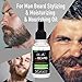 Beard Growth Oil, Sky-shop Natural Organic Hair Growth Oil Beard Oil Enhancer Facial Nutrition Moustache Grow Beard Shaping Tool Beard Care Products Hair Loss Products (30ml) (30ml)
