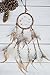 INCENSELABS Traditional Native American Dream Catcher, 3.5” Round dial, Followed by a 15.5” Long Feather Detail (Brown)
