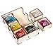 The Broken Token Mysterium Compatible Game Organizer - Wood Storage Box with Multiple Trays