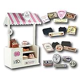 The Queen's Treasures Wooden Concession Shoppe & Changeable Signs for 18 