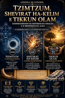 Livro Tzimtzum, Shevirat HaKelim e Tikkun Olam : A Criação, a Queda, a Restauração e a Esperança Messiânica