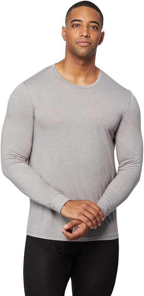 32 DEGREES Mens Heat Performance Thermal Baselayer Crewneck Long Sleeve Top at  Men’s Clothing store