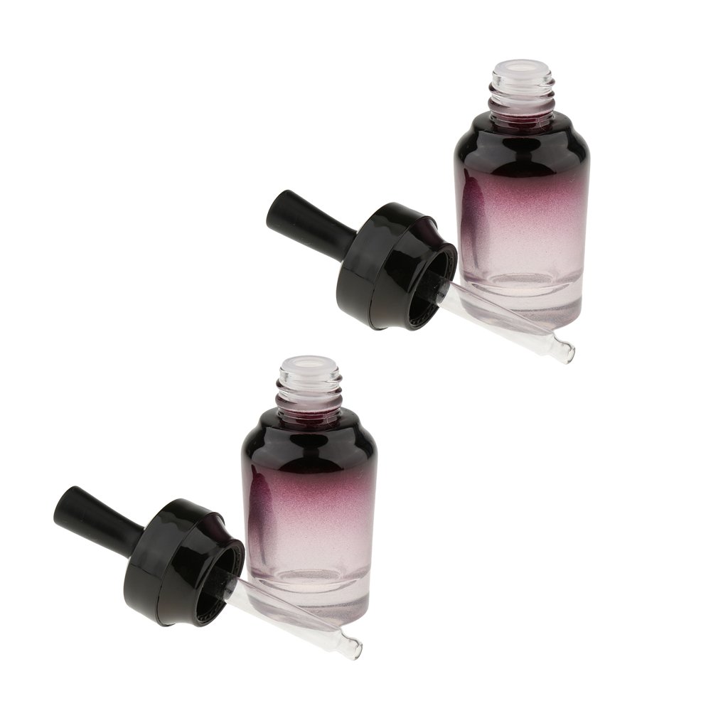 85off Magideal 2x20ml Bouteille Vide En Verre Avec Pipette