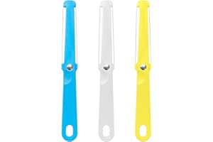 HAIKING Plastic Cheese Slicer Tools, 3 PCS Multi Purpose Butter Cheese Cutter Spreader for Soft Cheese, Butter, Cream, Icing 