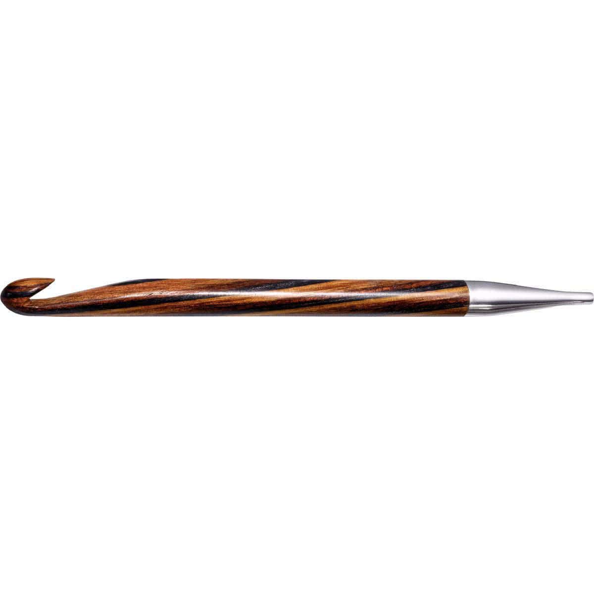 Prym Tunisian Crochet Hook, Wood Metal, Multicoloured, 9 mm