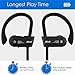 Premium Bluetooth Headphones - EXCLUSIVE 2018 - Best Wireless Running Headphones - Sport Earbuds with Mic - IPx7 Waterproof Outdoor Bluetooth Headphones - HD Stereo Wireless Headphones for Women Men