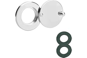 FANSHUGE Peephole Cover, Peep Hole Covers for Door - Home Security Privacy Protection with Self-Adhesive Installation Tools（Silver）