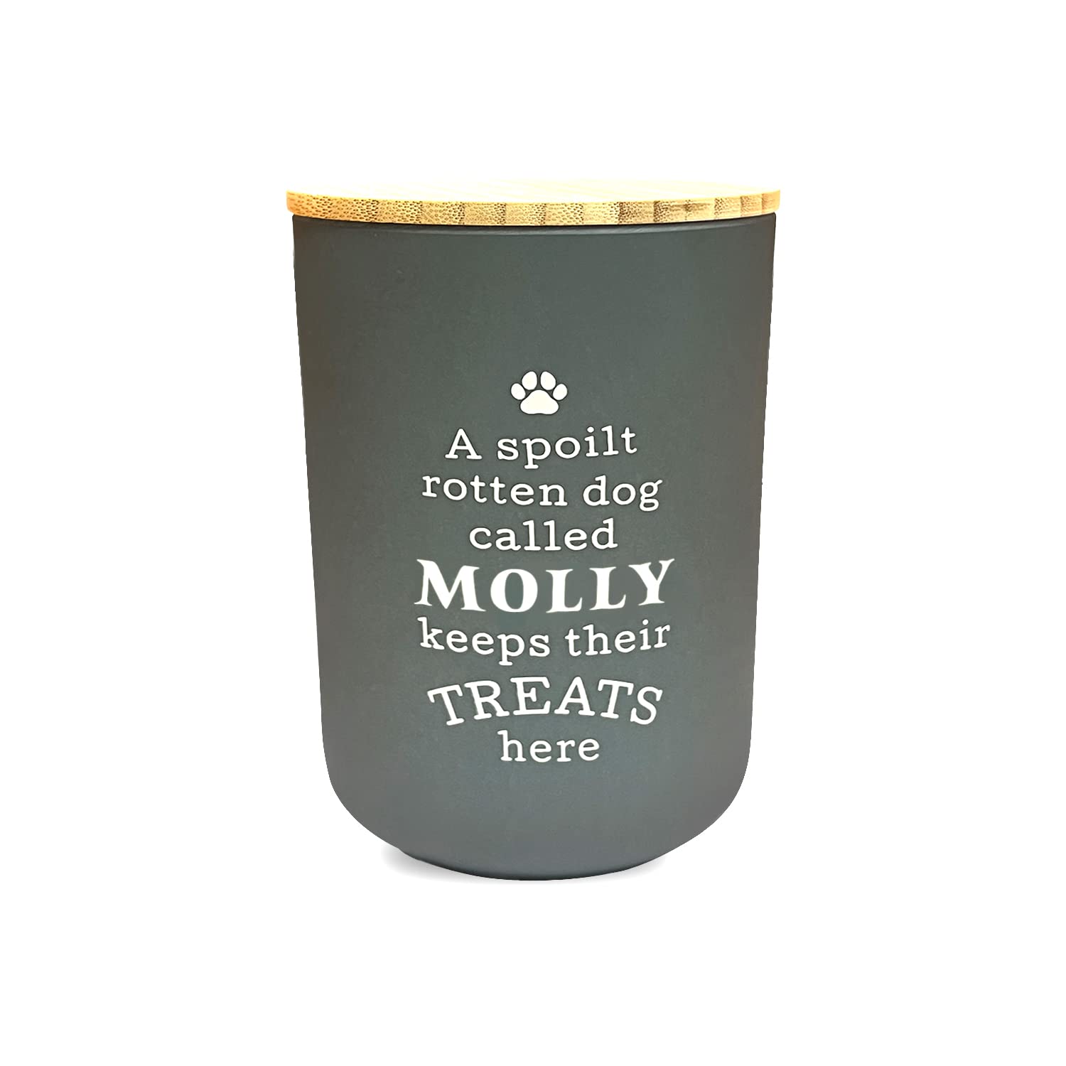 History & Heraldry Personalised Dog Treat Jar - Molly