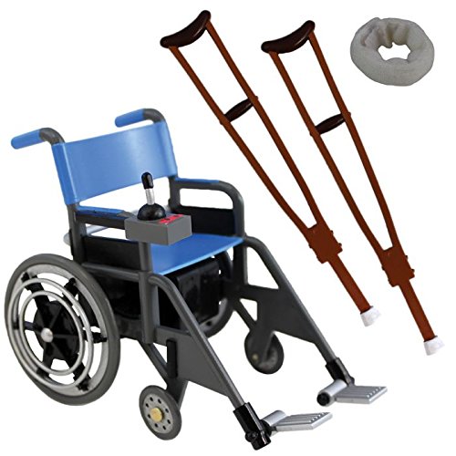 Awesome WWE Wheelchair Playset - Ringside Toy Wrestling Action Figure Accessories Pack by Unknown
