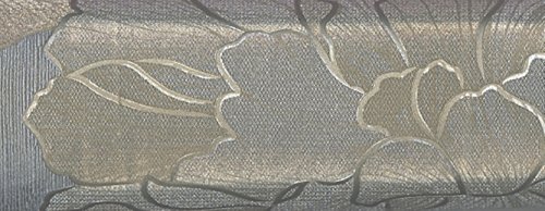 Wallpaper Metallic Gray Silver and Gold Modern Vinyl Large Textured
