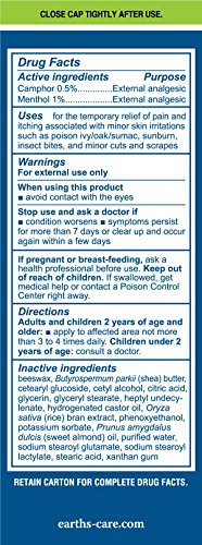 Earth's Care Anti-Itch Cream, No Parabens, Steroids, Artificial Colors Or Fragrances, Allergy-Tested 2.4 oz. (2 Tubes) … - Thumbnail 3