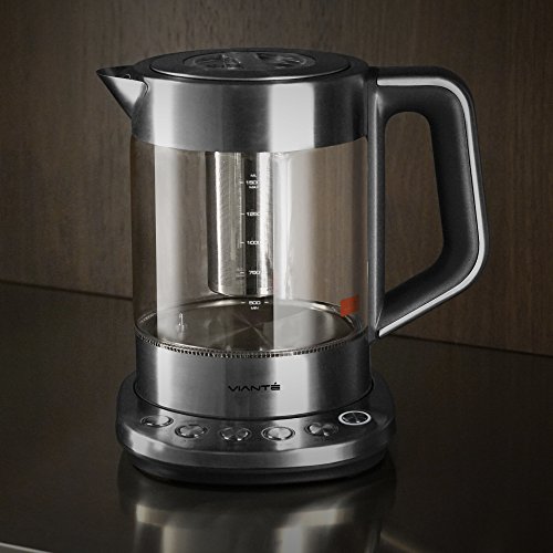 Vianté KET-100 Electric Tea Maker, 1.7 L, Silver, Gray, Stainless Steel - Thumbnail 7