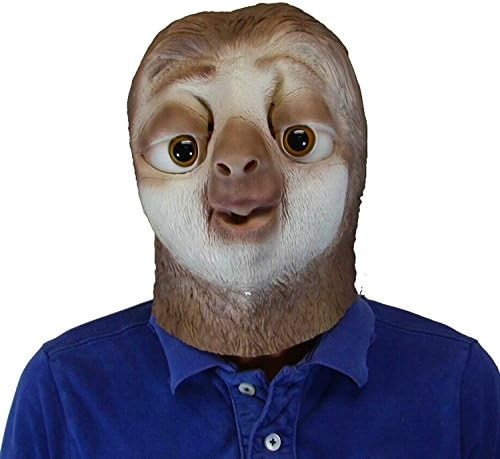 Latex Sloth Head Mask