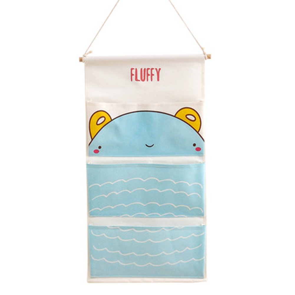 IEVE – Aufbewahrungstaschen aus Baumwolle zum Aufhängen an Wand, Tür