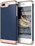Caseology Savoy Series iPhone 7 Plus Cover Case with Stylish Design Glide Protective for Apple iPhone 7 Plus (2016) Only - Navy Blue
