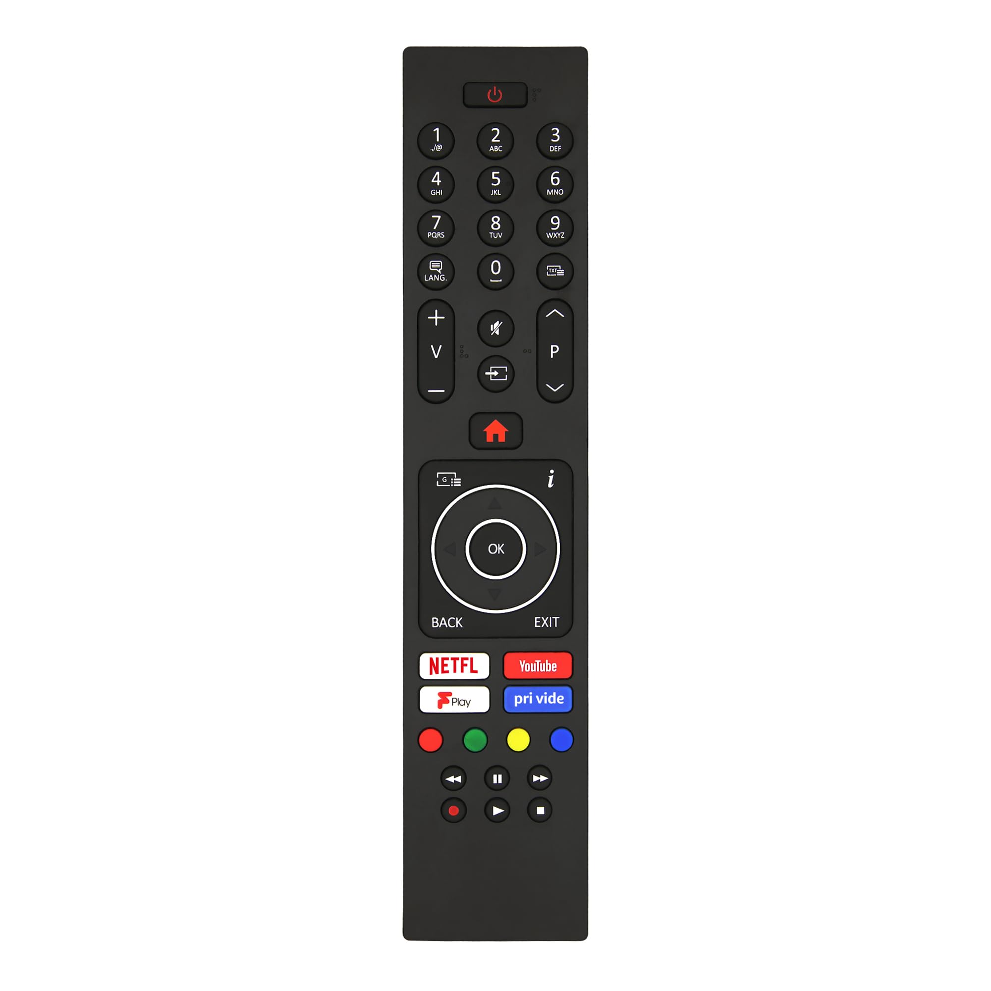 FOXRMT Universal TV Remote Control for Luxor Bush Digihome Finlux Electriq Smart TV, RC43137P Universal Remote No Setup Required