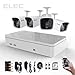 ELEC 4 Channel Security Systems With Cameras 960H HDMI CCTV DVR 4 Indoor / Outdoor 700TVL IR-Cut Bullet Cameras Security Camera System 1TB Hard Drive Pre-installed