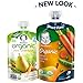 Gerber Organic 2nd Foods Baby Food Pear, Carrot and Peas, 3.5 Ounce Pouch (Pack of 12)